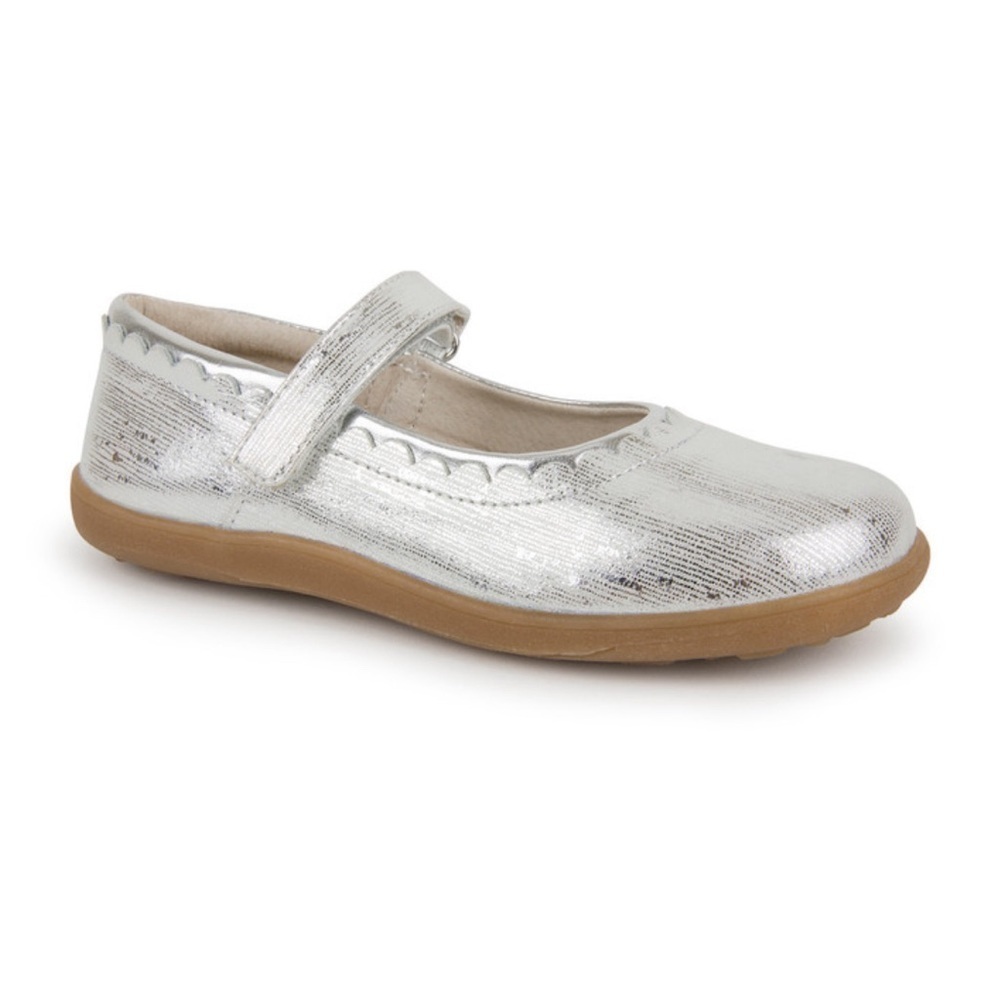 See Kai Run | Jane II in Silver, Size 2.5